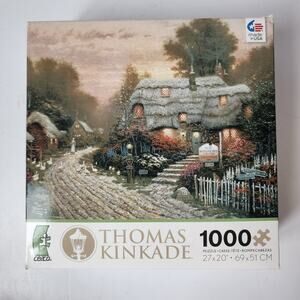 Thomas Kinkade Jigsaw Puzzle Olde Porterfield Tea Room 1000 Piece Ceaco New